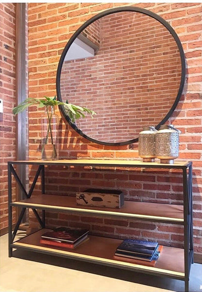 Espejo Circular Hierro